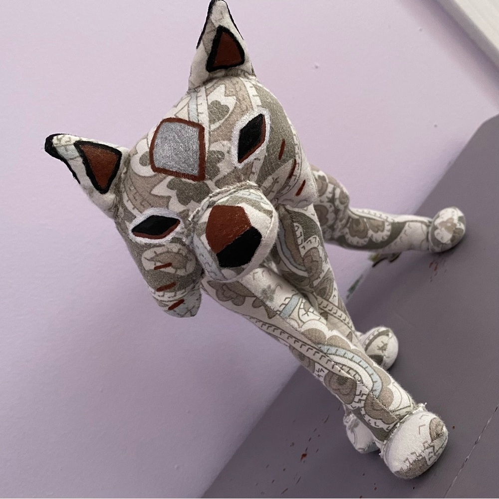 🍁INNA🍁 11” Lynx SHELTER 2 Handmade PLUSH Custom COLLECTIBLE